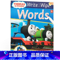 单词 [正版]可擦写:托马斯和朋友们系列Thomas Wipe & Write Numbers 数字书 进口英文原版低幼