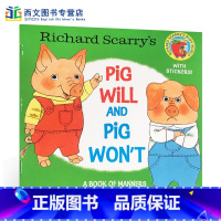 [正版]英文原版 小猪愿意、小猪不愿意 Richard Scarry's Pig Will and Pig Won't