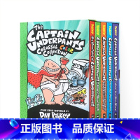 [正版]英文原版绘本5册全彩盒装内裤超人队长系列 Captain Underpants #1-5 Boxed Set