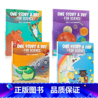 [正版]英文原版进口加拿大One Story A Day科学版4册365个英语天天故事绘本趣味读物盒装图画书平装one