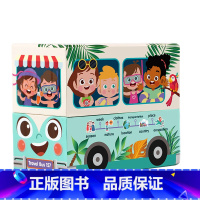 [正版]英文原版 Travel Bus 旅游巴士(157张)3-8岁儿童英语启蒙季节自然衣服交通旅游知识认知词汇 亲子