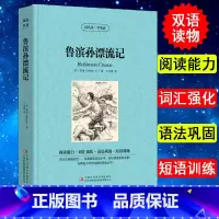 [正版] 鲁滨孙/鲁滨逊漂流记 英汉互译 英文原版+中文版英汉对照书 中英文双语读物 英语阅读 世界名著 小说书籍中学