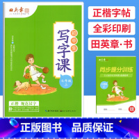 语文 七年级上 [正版]田英章楷书字帖七年级上册语文字帖人教版 初中生写字课课练七年级上册练字帖硬笔书法练习临摹描红7年