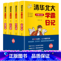 学霸日记(4册 ) [正版]抖音同款清华北大学霸日记清华北大学霸笔记全4册状元学习方法中学学习窍门化学物理高考记忆方法小