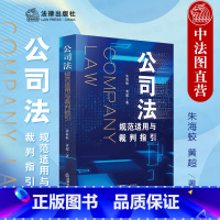 [正版] 2021新书 公司法规范适用与裁判指引 朱海蛟 公司设立资本股东变更终止 公司纠纷案例 公司法争议问题分析