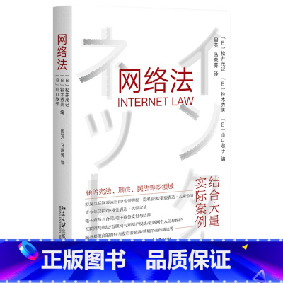 [正版] 2023新书 网络法 松井茂记 周英 马燕菁 译 日本互联网的刑法民法问题 日本互联网相关法律 法治建设