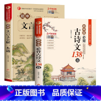 [全2册]初中生必背古诗文+文言文全解一本通 初中通用 [正版]初中必背古诗文138篇文言文全解一本通完全解读 中学生初