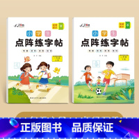 一年级[上+下册]点阵练字帖 小学通用 [正版]小学生同步练字帖每日一练 人教版语文一年级二年级三年级四年级五年级六年级