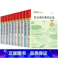 [全10册]文学名家作品精选 [正版]小学生散文读本 朱自清老舍经典文学作品全集冰心鲁迅叶圣陶名家散文集精选四年级课外书