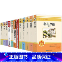 初中七八九年级必读课外书 全12册 [正版]全12册朝花夕拾红星照耀中国海底两万里昆虫记艾青诗选水浒传无删减完整版初中七