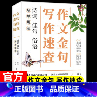 作文金句写作速查[初高中通用] 初中通用 [正版]2023版初中文言文全解全练一本通译注及赏析中学生初一二三七八九年级7