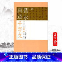 [正版]满2件减2元隋智永真草千字文历代名家千字文经典法书 旁注简体智永真草千字文历代名家千字文经典法书真草毛笔字帖