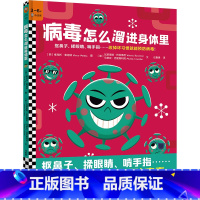 病毒怎么溜进身体里 [正版]病毒怎么溜进身体里 病毒预防 趣味病毒科普 精装绘本3~6岁 抠鼻子 揉眼睛 啃手指……改掉