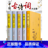 [正版]5册中国古诗词大全集(唐诗三百首+元曲三百首+宋词三百首+诗经+楚辞诗词歌赋书籍 古典文学 古诗词鉴赏赏析唐诗