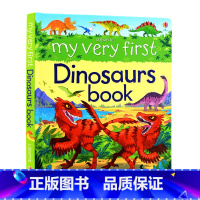 [正版]Usborne出品 英文原版绘本 My Very First Dinosaurs Book 恐龙科普百科图画书