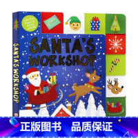 [正版]圣诞老人工作室英文原版绘本 Lift-the-Flap Tab: Santa's Workshop 儿童英语启