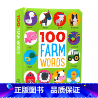 [正版]100个农场单词 英文原版绘本 100 Farm Words宝宝看图学习单词动物认知撕不烂纸板书亲子互动早教读