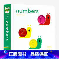 [正版] 小手摸摸全知道 数数触摸书Touch Think Learn numbers英文原版绘本 儿童英语启蒙