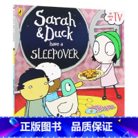 [正版]Sarah and Duck Have a Sleepover 莎拉和乖乖鸭在家里过夜 进口英文原版绘本 平