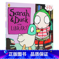 [正版]莎拉和乖乖鸭去图书馆 Sarah and Duck at the Library 英文原版绘本平装儿童图画书