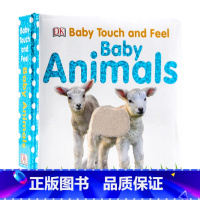 [正版]DK幼儿触摸书 动物宝宝 英文原版绘本 Baby Touch and Feel Baby Animals儿童英