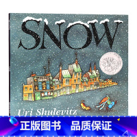 [正版]下雪了 Snow 进口英文原版绘本 诗意体会自然生命知识 凯迪克银奖 New year 新年 儿童英语启蒙图