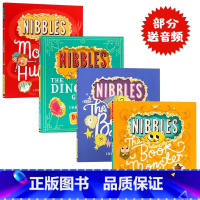 [正版]啃书小黄怪尼宝4册 Nibbles The Dinosaur Guide寻兽师/恐龙指南洞洞翻翻书 趣味启蒙故