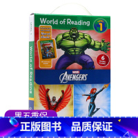 [正版]英文原版绘本 World of Reading Avengers Boxed Set Level 1 漫威 复