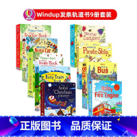 [正版] Usborne Wind up 发条轨道书9册 英文原版Engine消防车Christmas圣诞 Lad