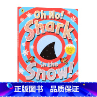 [正版]公园里面有鲨鱼的雪天 Nick Sharratt Oh No Shark in the Snow 鲨鱼公园系