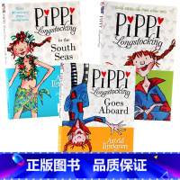 [正版]Pippi Longstocking 长袜子皮皮开船了/在南海系列3册 英文原版 国际安徒生奖 林格伦作品 进