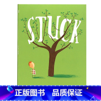 [正版]卡住了 英文原版绘本 Stuck 儿童读物图画书大开本诙谐幽默的情节充满疗愈性的画风Oliver Jeffer