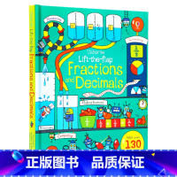 [正版]Usborne翻翻书 分数和小数 英文原版绘本 Lift-the-flap Fractions and Dec