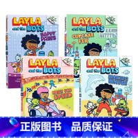 [正版]莱拉和机器人系列4册 英文原版 Layla and the Bots Happy Paws/Built for