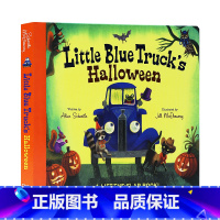 [正版]蓝色小卡车的万圣节 英文原版绘本Little Blue Truck's Halloween 精装纸板翻翻书大开