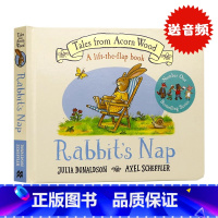 [正版]橡树林故事集4 兔子小睡英文原版绘本 Rabbit's Nap 纸板翻翻书Tales from Acorn W