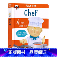 [正版] 小瓢虫职业认知系列 英文原版绘本 Busy Day Chef 大厨师 忙碌的一天 0-3岁启蒙翻翻书 机