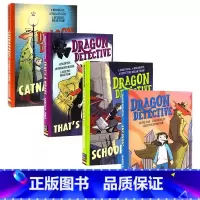 [正版]神龙侦探系列4册 英文原版Dragon Detective儿童读物 Catnapped/School's Ou