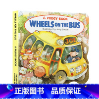 [正版]巴士上的轮子The Wheels on the Bus 英文原版绘本哗哗巴士 亲子儿童 睡前晚安童谣儿童歌曲图