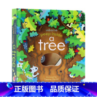 [正版]偷偷看里面系列大树英文原版绘本 Usborne peep inside a tree 科普百科纸板翻翻洞洞书