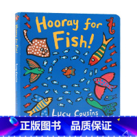 [正版]英文原版绘本 Hooray for Fish 为小鱼欢呼 纸板书 小鼠波波同作者 Lucy Cousins 儿