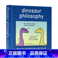 [正版]英文原版 Dinosaur Philosophy 恐龙哲学 精装全彩漫画绘本 探索如何在现代世界中生存 儿