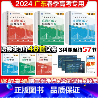 语数英全科 历年真题(17—23年)+模拟题+送考点册子 [正版]含23真题广东春季高考学考2024年历年真题模拟试卷复