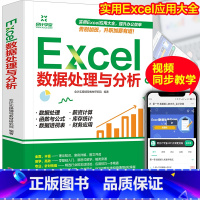 [正版]excel教程Excel数据处理与分析 零基础学表格制作函数公式自学电脑office办公软件wps办公应用从入