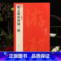 [正版]学海轩赵孟頫洛神赋三种中国碑帖名品二编33行书洛神赋卷繁体旁注释文小楷洛神赋册历代集评毛笔书法字帖临摹练古帖