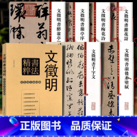 [正版]学海轩 共6本彩色放大本中国著名碑帖文徵明兰亭序梅花诗前后赤壁赋书杂花诗书醉翁亭记书千字文上海辞书出版社毛笔字