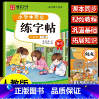 [三年级下册]同步练字帖 三年级下 [正版]老师三年级下册语文同步练字帖人教版每日一练 字帖练字小学生3年级 钢笔字帖练