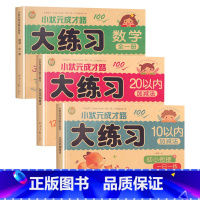 [3本]10+20以内加减法+数学练习册 [正版]幼小衔接入学准备学前练习册 10 20以内加减法天天练幼儿园中班大班数