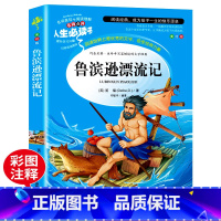 [正版]鲁滨逊漂流记儿童励志成长书籍青少年版 小学生语文应读丛书 三四五六年级课外阅读理解书籍 9-12-15岁儿童文