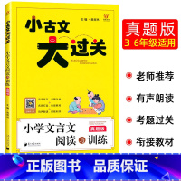 [正版]小古文大过关 小学文言文阅读与训练真题版 小学生三四五六年级文言古文辅导练习册 小学语文课外阅读专项训练书